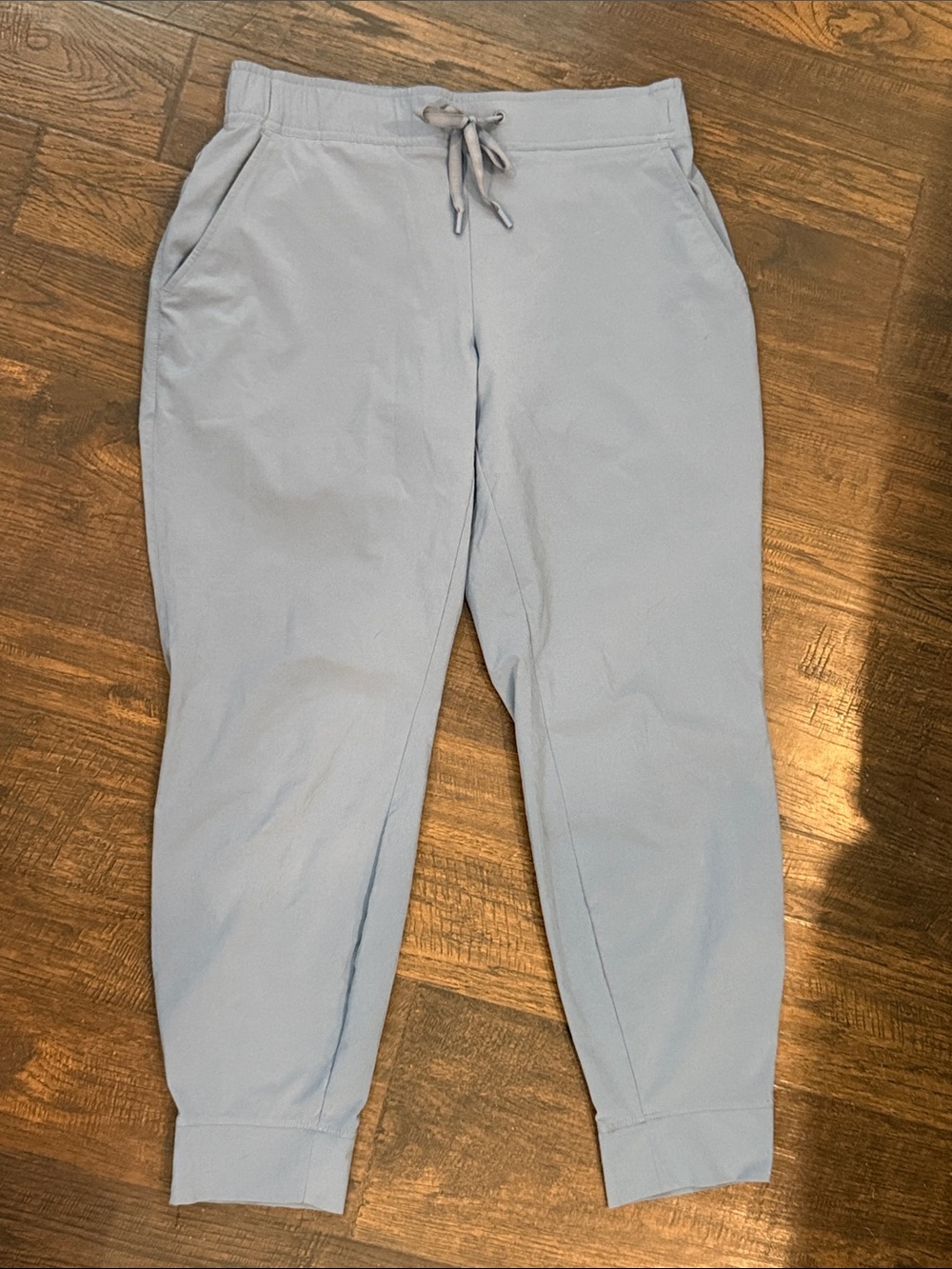 Women’s Light Blue Drawstring Jogger Pants